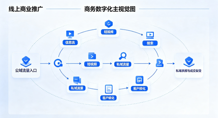 新泰市线上商业推广怎么做？全域流量闭环搭建与低成本转化实战指南